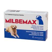 Milbemax Tabletten Hond Groot 5-75kg 4 tabl.